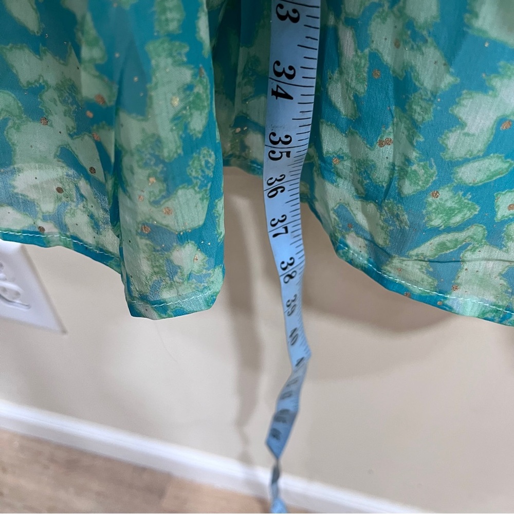 Easy Clothes Blue And Green Manae Dress Our Color: Blue And Green size medium - Picture 5 of 10